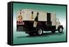 Fox Deluxe Beer Truck-null-Framed Stretched Canvas