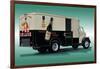 Fox Deluxe Beer Truck-null-Framed Art Print