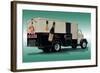 Fox Deluxe Beer Truck-null-Framed Art Print