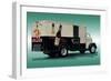 Fox Deluxe Beer Truck-null-Framed Art Print