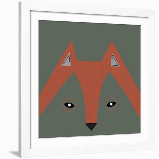 Fox Face-null-Framed Giclee Print