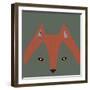 Fox Face-null-Framed Giclee Print