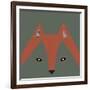 Fox Face-null-Framed Giclee Print