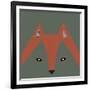 Fox Face-null-Framed Giclee Print