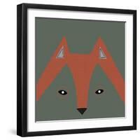 Fox Face-null-Framed Giclee Print