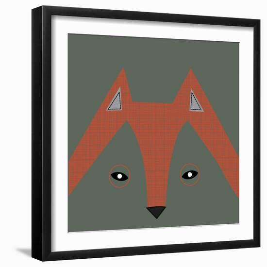 Fox Face-null-Framed Giclee Print