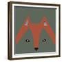 Fox Face-null-Framed Giclee Print