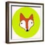 Fox Face-Sarah Thompson-Engels-Framed Giclee Print