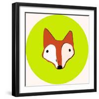 Fox Face-Sarah Thompson-Engels-Framed Giclee Print