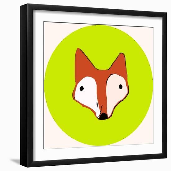 Fox Face-Sarah Thompson-Engels-Framed Giclee Print