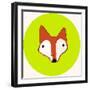 Fox Face-Sarah Thompson-Engels-Framed Giclee Print