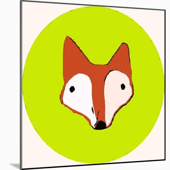 Fox Face-Sarah Thompson-Engels-Mounted Giclee Print