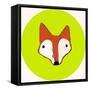 Fox Face-Sarah Thompson-Engels-Framed Stretched Canvas
