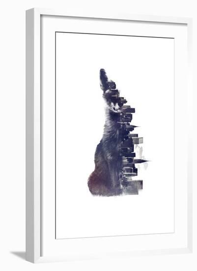 Fox from the City-Robert Farkas-Framed Giclee Print