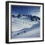 Fox Glacier and Mt. Tasman South Westland, New Zealand-null-Framed Photographic Print