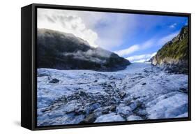 Fox Glacier, Westland Tai Poutini National Park, South Island, New Zealand, Pacific-Michael Runkel-Framed Stretched Canvas