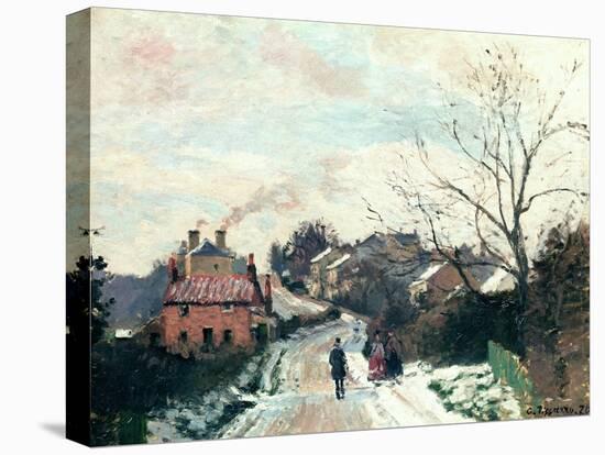 Fox Hill, Upper Norwood, 1870-Camille Pissarro-Stretched Canvas