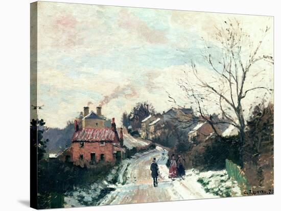 Fox Hill, Upper Norwood, 1870-Camille Pissarro-Stretched Canvas