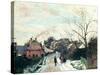 Fox Hill, Upper Norwood, 1870-Camille Pissarro-Stretched Canvas