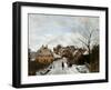 Fox Hill, Upper Norwood-Camille Pissarro-Framed Art Print