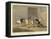 Fox Hounds-Henry Thomas Alken-Framed Stretched Canvas