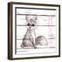 Fox Hugs-Andi Metz-Framed Art Print