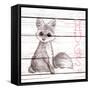 Fox Hugs-Andi Metz-Framed Stretched Canvas