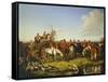 Fox Hunt, 1850-Filippo Palizzi-Framed Stretched Canvas