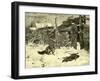 Fox Hunt Austria 1891-null-Framed Giclee Print