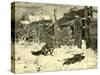 Fox Hunt Austria 1891-null-Stretched Canvas