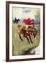 Fox Hunt-Halt!-Edmund Charles Tarbell-Framed Art Print