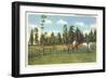 Fox Hunt, Southern Pines, North Carolina-null-Framed Premium Giclee Print