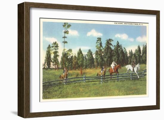 Fox Hunt, Southern Pines, North Carolina-null-Framed Art Print