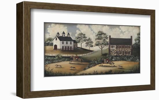 Fox Hunt-Barbara Jeffords-Framed Art Print