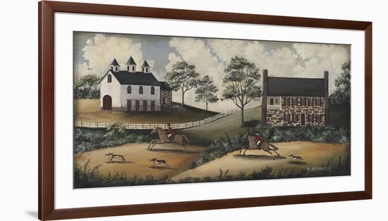 Fox Hunt-Barbara Jeffords-Framed Giclee Print