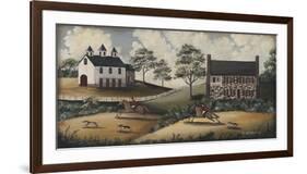 Fox Hunt-Barbara Jeffords-Framed Giclee Print