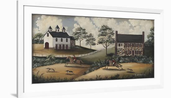 Fox Hunt-Barbara Jeffords-Framed Giclee Print