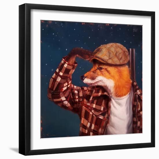 Fox Hunt-Lucia Heffernan-Framed Art Print