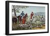 Fox Hunt-Currier & Ives-Framed Art Print