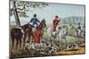 Fox Hunt-Currier & Ives-Mounted Art Print