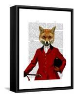 Fox Hunter 2 Portrait-Fab Funky-Framed Stretched Canvas