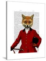 Fox Hunter 2 Portrait-Fab Funky-Stretched Canvas