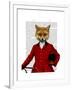 Fox Hunter 2 Portrait-Fab Funky-Framed Art Print