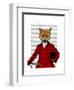 Fox Hunter 2 Portrait-Fab Funky-Framed Art Print