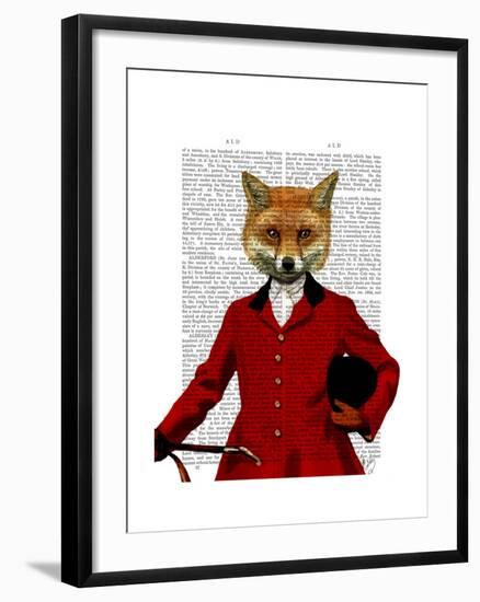 Fox Hunter 2 Portrait-Fab Funky-Framed Art Print