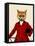 Fox Hunter 2 Portrait-Fab Funky-Framed Stretched Canvas