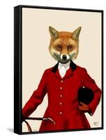 Fox Hunter 2 Portrait-Fab Funky-Framed Stretched Canvas