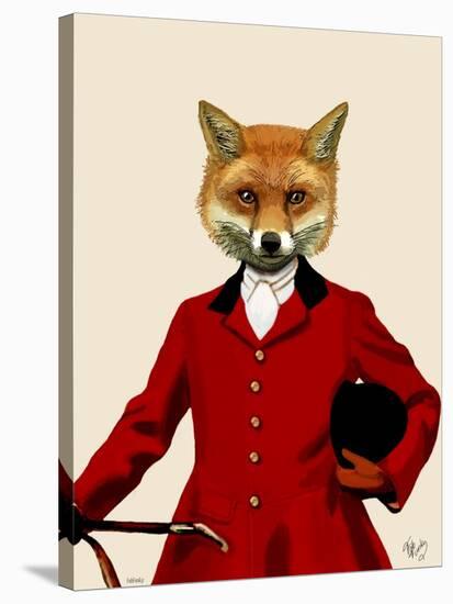 Fox Hunter 2 Portrait-Fab Funky-Stretched Canvas