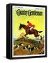 "Fox Hunter," Country Gentleman Cover, November 1, 1932-Robert Keareote-Framed Stretched Canvas