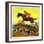 "Fox Hunter,"November 1, 1932-Robert Keareote-Framed Giclee Print